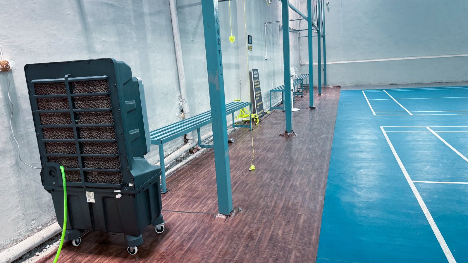 Infinity Smashers Badminton Academy court view 1