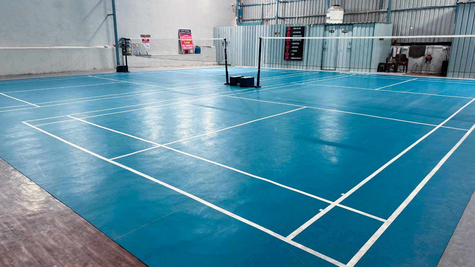 Infinity Smashers Badminton Academy court view 4