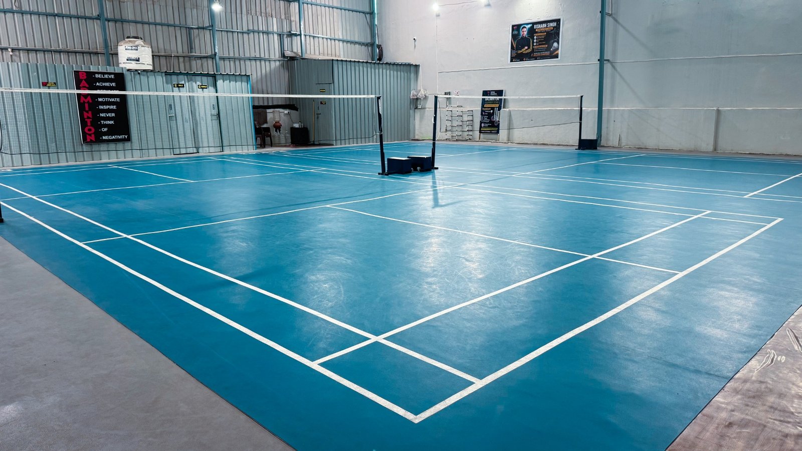 Infinity Smashers Badminton Academy court view 5